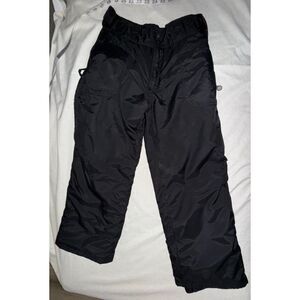 Rawik Skiwear Youth Black Insulated Zippered Pockets Jogger Ski Pants Size Med.